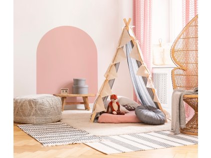 Nálepka na stenu BOHO. Minimalistická