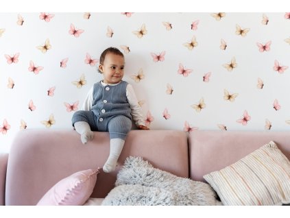 Motýľ Nálepky na stenu. Detská izba dekorácie (4)