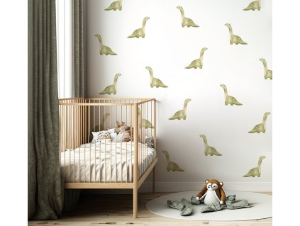 Dinosaury nálepky na stenu. Zábavné dinosaury (7)