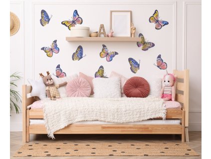 Nálepky na stenu Motýľ. Boho nástenné dekorácie (2)