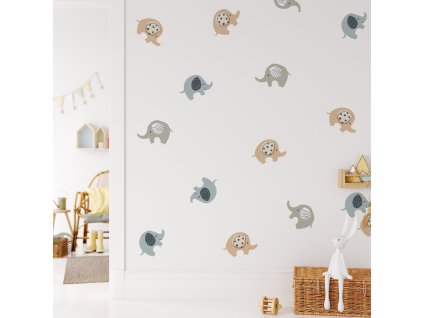 Nálepky na stenu Safari zvieratá. Divoké zvieratá (7)