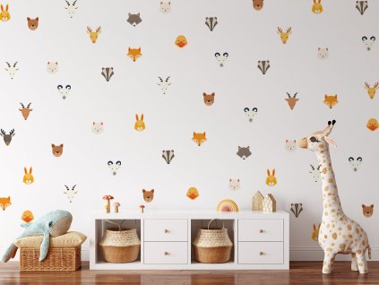 Samolepky na stenu. Obrazy v detskej izbe