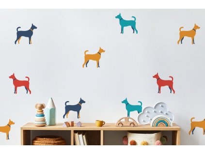 Samolepky na stenu Zvieratá. Nástenné umenie v detskej izbe