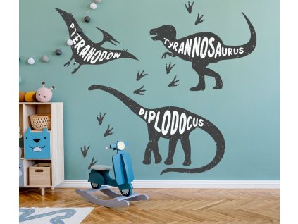 Dinosaurs nálepky na zdi. Tyrannosaurus