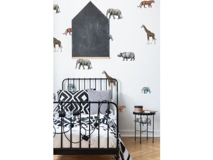 Nálepky na stenu Safari zvieratá. Divoké zvieratá (9)