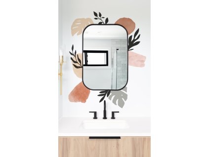 Květinové nálepky na zeď. Pastel Flowers (45)