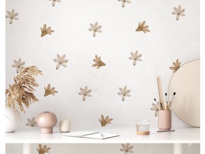 Nálepky na zdi Lily. Květ