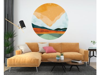 BOHO Circle Nálepka na stenu. Geometrické nástenné dekorácie (3)