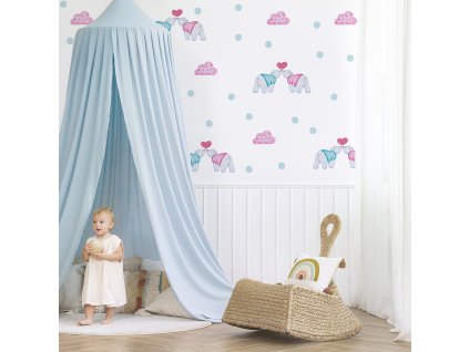 Medvědí nálepky na zdi. Dekorace dětského pokoje (4)