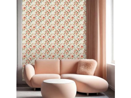 Botanická nástenná maľba (Material Textil)