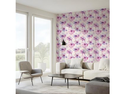 Jarná kvetinová tapeta (Material Textil)