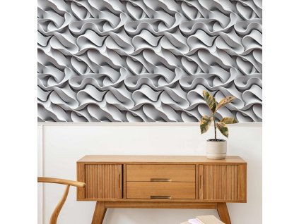 Geometrický dizajn do obývačky alebo spálne (Material Textil)