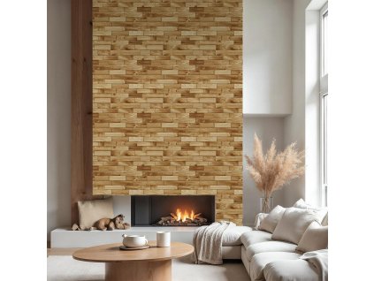 Tapeta s dreveným motívom (Material Textil)