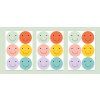 6175 2 samolepky na stenu smileys tvar detskej izby