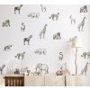 Nálepky na stenu Safari zvieratá. Divoké zvieratá (2)