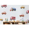 Nálepky na zdi auta. Truck a traktory automobilů