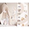 Nálepka na zeď s růstovým diagramem. Snadné loupání a lepení (3)