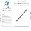 6445 6 nalepky na stenu safari zvierata divoke zvierata 6