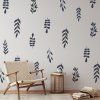 6457 1 boho nalepky na stenu abstraktne listy