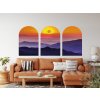 Boho Arc Wall Sticker. Boho Arch of Sunrise