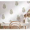 Boho nálepky na zdi. Abstraktní listy (2)