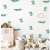 Krokodíly nálepky na stenu. Roztomilé krokodíly