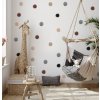 Bodky na stenu. Opakovane použiteľné odlepiť a nalepiť textilné (2)