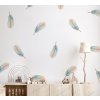 Boho Nálepky na stenu. Boho s perím