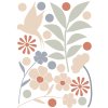 Květinové nálepky na zeď. Pastel Flowers (25)