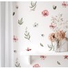 Květinové nálepky na zeď. Pastel Flowers (27)