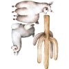Lama nálepky na zeď. Zábavné lamy