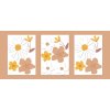 Květinové nálepky na zeď. Pastel Flowers (30)