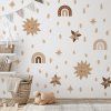 6865 1 boho nalepky na stenu abstraktne slnko