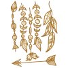 Boho nálepky na zdi. Boho Arrows