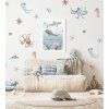 6871 2 nalepky na stenu ocean animals roztomile ocean animals 2