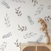 Boho Nálepky na stenu. Abstraktné listy (4)