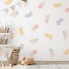 6880 2 boho nalepky na stenu farebne s perim boho