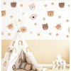 Nálepky na zdi zvířat. Divoká zvířata (2)