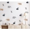 Safari zvířata na zdi. Divoká zvířata (2)