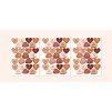 7075 2 srdcia nastenne nalepky pastelove srdcia nastenne