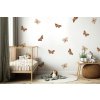 Nálepky na stenu Motýľ. Boho nástenné dekorácie (3)