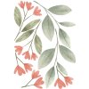 Květinové nálepky na zeď. Pastel Flowers (38)