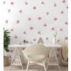 Květinové nálepky na zeď. Pastel Flowers (41)
