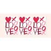 7267 2 srdcia nalepky na stenu pastelove srdcia 3
