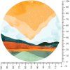 7369 2 boho circle nalepka na stenu geometricke nastenne dekoracie 3