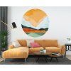7369 boho circle nalepka na stenu geometricke nastenne dekoracie 3