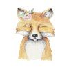 7447 4 lesne zvierata nalepky na stenu lesne zvierata