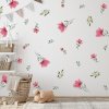 Květinové nálepky na zeď. Pastel Flowers (55)