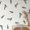 Boho nálepky na zdi. Abstraktní listy (7)