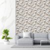 3D geometrická tapeta do obývačky alebo kancelárie (Material Textil)